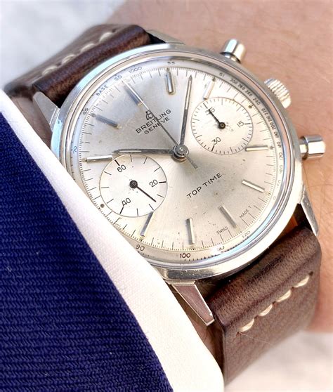 vintage breitling|vintage breitling top time.